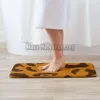 Tapis de sol imprimés marron et Orange, pour porte d'entrée, d'extérieur, amoureux de la peau d'animal sauvage