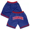 Ginásio Roupas Costume Basquete Shorts Stitch Nome / Número Calças Exterior Executando Sports Fitness Sweatpants