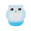 1 PC Cartoon Hibou Boîte À Lunch Alimentaire Conteneur De Stockage De Fruits Portable En Plastique Boîte À Lunch Boîte À Bento Avec Cuillère Fourchette Couverts Ensemble O 254 S2