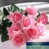 装飾的な花の花輪の花輪11ピース/ロットの感じウェディング装飾のための本物のタッチの偽のバラのバラのバラのバラの花束人工家の装飾1工場価格の専門家のデザイン
