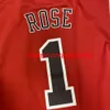 Stitched Men Women Youth DERRICK ROSE BASKETBALL JERSEY Embroidery Custom Any Name Number XS-5XL 6XL