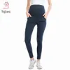 Annelik Jeans Sıska Pantolon S için Hamile Kadınlar Artı Yüksek Bel Tayt Gebelik Giysileri Kış Annelik Giyim 210918