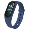 0.96 Inch Color Screen M4 Smart Wristbands Heart Rate Monitoring Pedometer Wearable Intelligent Bracelets Sports Fitness Watch Tracker Daily Waterproof