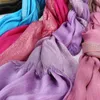 Moda Muzułmanin Szalik Kobiety Błyszczące Hidżab Pwykły Szale Szaliki Head Wrap Muzułmanin Głowy Szalik Hidżab Muzułmański Głowy Szalik