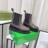 Últimas botas de nieve para mujer Martin Desert Boot flamencos medalla de flecha de amor 100% cuero real tamaño grueso 35-40 zapatos de invierno