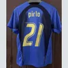 1982 Camisa de futebol retrô da Itália 1990 1996 1998 2000 FUTEBOL EM CASA 1994 Maldini Baggio Donadoni Schillaci Totti Del Piero 2006 Pirlo Inzaghi buffon 8888