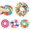 Party Favor Office Fidget Toy Double-Sided Fingertip Spinning Top Party Rainbow Color Antistress Spinning Toys Gift Children's Gifts 2022