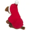 Christmas Cape Pet Coat Hoodie Xmas Drzewo Elk Cloak Dog Odzież Wakacje Bulldog Teddy Zwierzęta Ubrania Z Dużym stylami