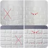 10 pcs adesivo de parede adesivo de parede de tijolo decoração impermeável autoadesivo papel de parede para celular para sala de estar Cozinha TV pano de fundo 210929