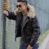 2021winter N2b Puffer Jacket Men Canada Coat Military Fur Hood Warm Trench Camouflage Tactical Bomber Army Korean Parka