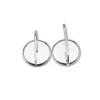 Stud Beadsnice 925 Sterling Silver 12mm Earring Hook French Cabochon Blank Tray Jewelry Making For Woman ID36316