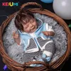 Super Soft 50 см Кукла памяти Reborn Reborn Baby Dolls Укоренившееся Волокно Волосы Силиконовая Ткань Тело Ребанция Bebe Игрушки Детские Детские Подарки Q0910