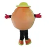 Costume de mascotte orange d'Halloween Personnalisation de haute qualité Fruit de dessin animé en peluche Anime thème personnage Carnaval de Noël Adultes Fête d'anniversaire Fantaisie Outfit