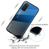 Gehärtete Glas-Farbverlaufs-Abdeckungshüllen für iPhone 13 Pro Max 12 Mini 11 XR Samsung S20 Plus S21 Ultra Note 20 A72 A52 5G A51 A71