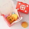 Gift Wrap 10PCS Creative Year DIY Party Decor Cookies Pouch Red Candy Box Xmas Decoration Supplies Christmas Pocket