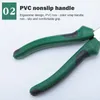 Automobile Fuel Line Clip Pinza per tubi Scollegare Set di strumenti per la rimozione manuale Fascetta stringitubo per auto Fascetta per tubo con pinza angolata Installa strumenti di riparazione