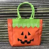 School Bags Halloween Decorative Canvas Gift Bag Pumpkin Portable Sail Cloth Cartoon Ghost Print Handbag Candy handbags Party Book Pack