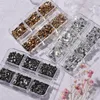 2mm / 3mm / 4mm Prego quadrado Rhinestone Flatback Cristal pedras DIY Decorações Manicure Retângulo Diamante para unhas Strass Brilhante