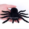 Decorazione per feste di Halloween breve peluche ragno nero decorazione simulazione puntelli giocattoli trucco parodia realistica T2I52420