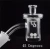 25mm OD 10mm石英バンジャー喫煙アクセサリーガラスのUFO炭水化物キャップTerp Dab真珠のボールのオイルリグ