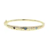 Звездная звезда, дизайн звездообразования, золотой браслет для женщин, модный белый, синий Czs Q0717