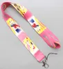 Cartoon anime Figure Keychain Necw Strap Lanyards Chain Key Chain Mute Badge Rings Cosplay Accessoires 6848050