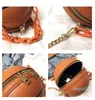 Individualität Parodie Basketball Fußball Handtasche Frauen Fashion Zipper Runde Schulter Tasche Casual Kette Sling Tasche MB707