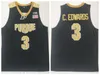 رجل NCAA Purdue Boilermakers 3 Carsen Edwards كلية كرة السلة الفانيلة Vintgae أسود أبيض مخيط قمصان S-XXL
