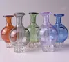 Rökning Tillbehör Färgad Glas Spinning Bubble Carb Caps med 5 slag Färger Suitfor Quartz Banger Nails Water Bongs