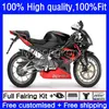 Corps d'injection Pour Aprilia RSV 125 RS 125 RR 125RR RSV-125 Rouge blk hot RS125 R 06 07 08 09 10 11 8No.60 RSV125 RSV125RR RS-125 RS4 2006 2007 2008 2009 2010 2011 Carénage OEM