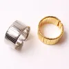 Modern Silver Gold Metal Napkin Rings Cafe Napkin Holders