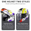 2021 Zatwierdzony ECE Casco Modulare Venom Gundam Fajny motocykl Przeliczają kask Cascos Full Face Motocykl z tylnym spoilerem