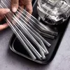 Wholesale Wedding Birthday Party Strait Clear Glass Drinking Straws Thick Straws bar tools Free Shipping RH2021