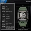 Militär Sport Watch Mens Synoke Brand Robust Square Mäns Klocka LCD Digital Armbandsur Timing 5atm Vattentät klocktimmar G1022