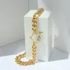 Pendentif colliers CHUANGU 2021 étoile mousqueton collier ras du cou or lourd cubain lien chaîne pour les femmes vis fermoir