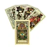 Tarot Tattoo Cartões Místicos Orientação Divination Entretenimento Partys Board Game PDF Guia Suporta Atacado 78 folhas / caixa