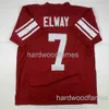 Anpassad John Elway Stanford Red College Sydd fotbollströja Lägg till valfritt namnnummer