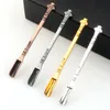 Mini Smoke Shovel Micro Medicine Spoon Metal Spoons Powder Tobacco Pipe Shovels