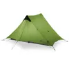 3F UL-versnelling Lanshan 2 Outdoor Hiking Ultralight Camping 2 Personentent 3-4 Seizoen Professionele 15D Siliconen Staafloze 220104