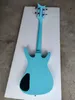 4 strings musicVOX Bass guitar light blue music vox custom-bass guitarra rosewood fretboard with block inlays top quality bajo basse