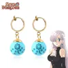 Lampadario pendente Anime The Seven Deadly Sins Orecchini Elizabeth Liones Blue Sun Stars Moon For Women Ear Clip Pendant Jewelry