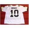 001 # 10 Tom Brady Custom Michigan Wolverines College Jersey Size S-4XL of Custom Any Name of Number Jersey