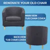 Suede fåtölj om all inclusive badkar stol slipcover flyttbar soffa slipcovers elastisk klubb med säte case 211116