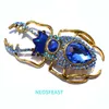 Épingles, Broches Élégant Cristal Insecte Pour Femmes Strass Broche Mélanger Couleur Dames Cadeaux De Fête Robe Vêtements Accessoires Bijoux De Mode