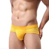 4 stks onderbroek Man Slips Gay Jockstrap Mesh Ondergoed voor Mannen Korte Modal Lage Taille Heren Thong Bikini Sexy U Pouch Slipje Lot H1214
