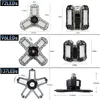 Luz de garagem deformável, lâmpada de teto alto, 345 painéis ajustáveis, luzes led para oficina, armazém, fábrica industrial3657330