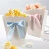 Envoltório de presentes 6 peças de gravata borboleta caixa de papel caixa de doces dobrável frango casamento decorações de festa de aniversário