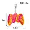 Fidget Toys Gamepad Keychain Hands Keychains Relieve Squeeze Beans Surface Bag Pendant Simple Dimple Anti Stress Toy Push Bubble Stress Relief Key Ring