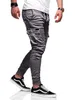 Autumn Men Pants Hip Hop Harem Joggers Pants 2021 New Male Trousers Mens Joggers Solid Multi-pocket Pants Sweatpants M-4XL X0723