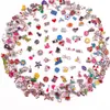 500pcs / lot mixte ventes aléatoires amulettes flottantes adaptées au verre mémoire vivante médaillons de charme flottant bijoux pendentif collier C0225